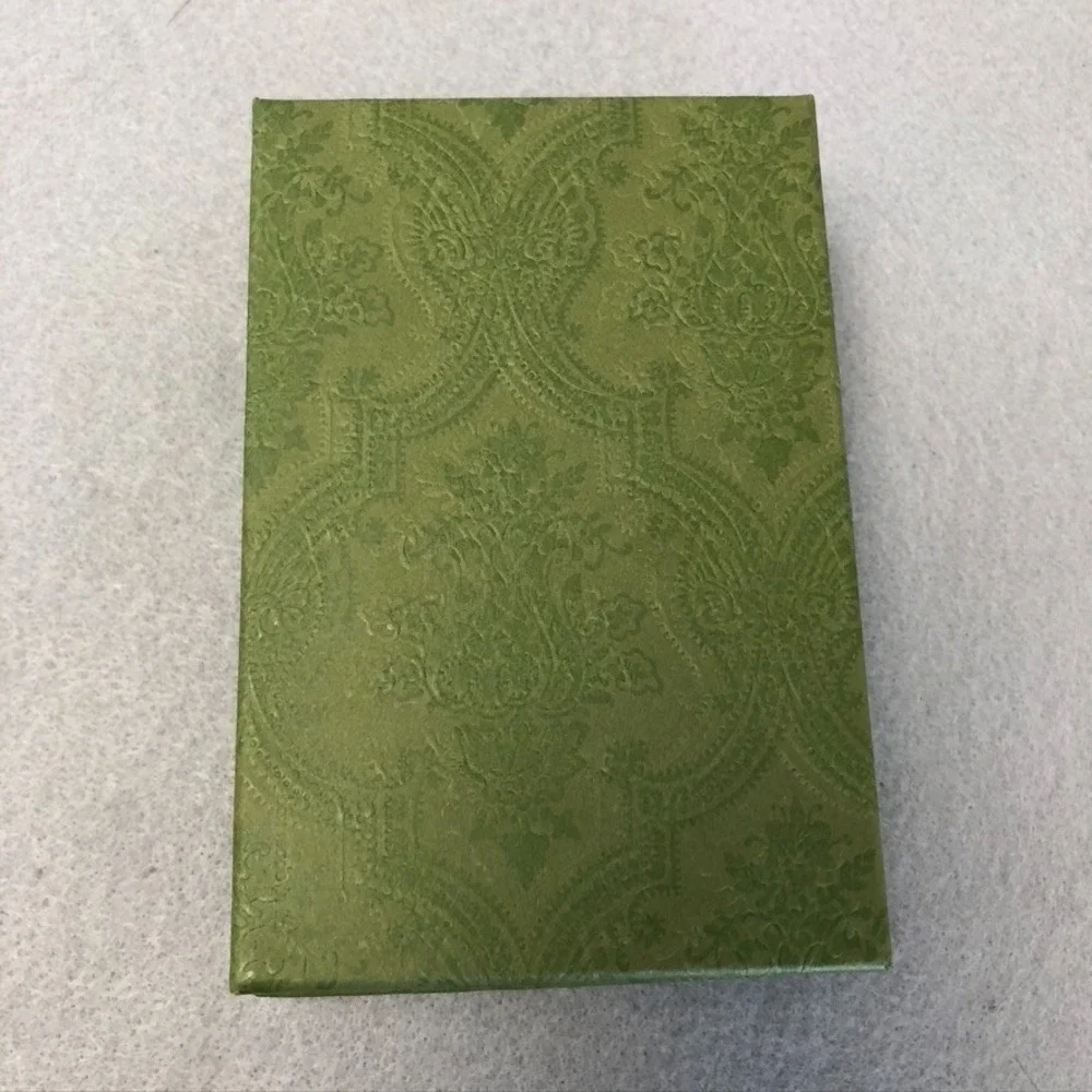 Authentic Gucci Gift Box Green Empty Storage Rectangle‎ Small 5.5x4x2